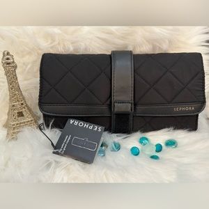 NWT Sephora The Artful Traveler Makeup Brush Roll Storage  Brand New!